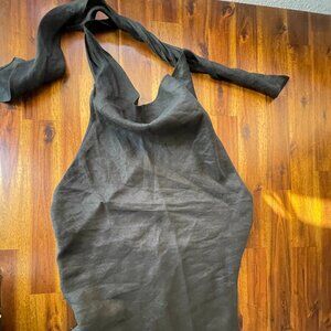 Linen halter tank top